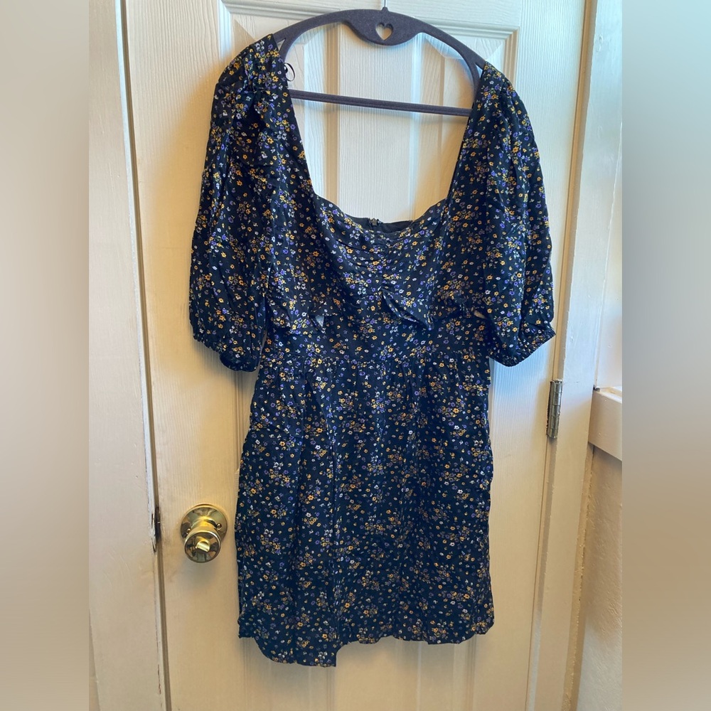 Black Floral Dress